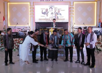 Walikota Hadiri Giat Indonesia Menyembah 2025 PELTAP GPdI Bolmong Raya