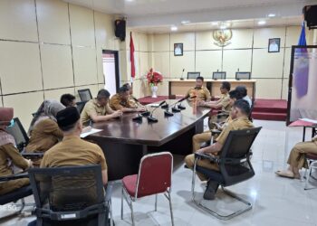 Wabup Bolsel Pimpin Rapat Evaluasi Persiapan Porprov Sulut