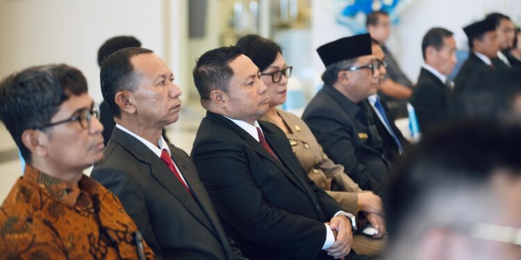 Sekda Bolsel Hadiri Pengukuhan Kepala BPKP Sulut