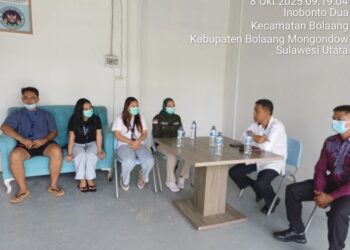 Kepala Dinkes Bolmong Tinjau Pembangunan SPPG di Kecamatan Bolaang