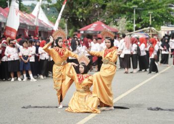 Pertunjukan Seni Budaya Meriahkan HUT Kecamatan Bolaang Uki ke-176