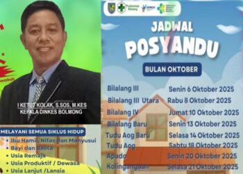 Tingkatkan Layanan Kesehatan, Puskesmas Bilalang Gelar Posyandu di Delapan Titik Tahun 2025
