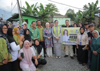 Walikota Kotamobagu Dampingi CEP Tinjau Proyek Aspirasi di Moyag Tampoan