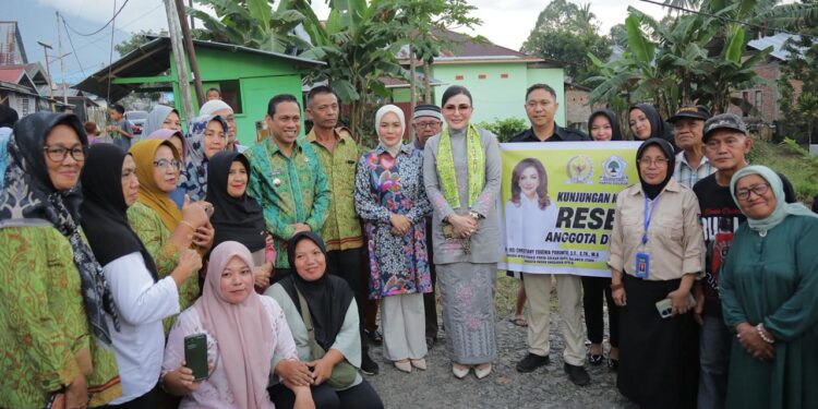 Walikota Kotamobagu Dampingi CEP Tinjau Proyek Aspirasi di Moyag Tampoan