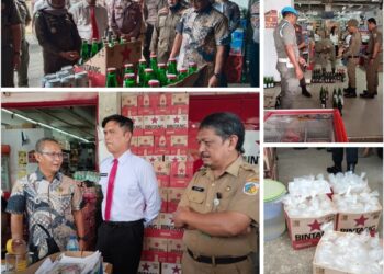 Tanpa Izin Penjualan, Tim Terpadu Pemkot Kotamobagu Amankan Ribuan Dus Miras