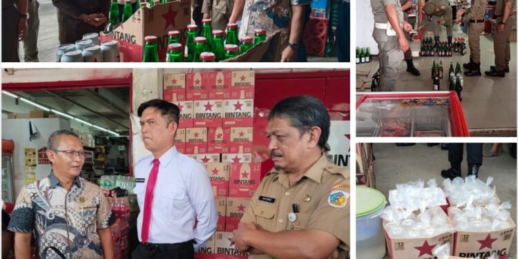 Tanpa Izin Penjualan, Tim Terpadu Pemkot Kotamobagu Amankan Ribuan Dus Miras