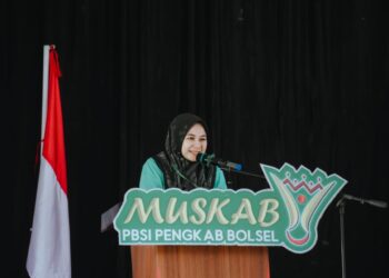 Evi Hastuti Terpilih Aklamasi Ketua PBSI Kabupaten Bolsel