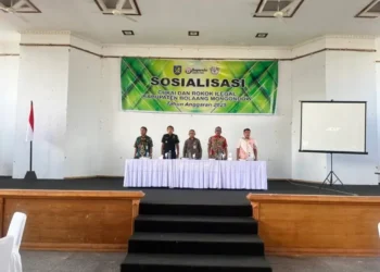 Dinas Kesehatan Bolmong Sosialiasi Cukai dan Rokok Ilegal