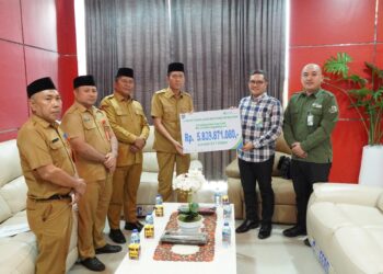 Iskandar-Deddy Terima Laporan Klaim Rp5,8 Miliar dan Penghargaan Paritrana Award dari BPJS Ketenagakerjaan