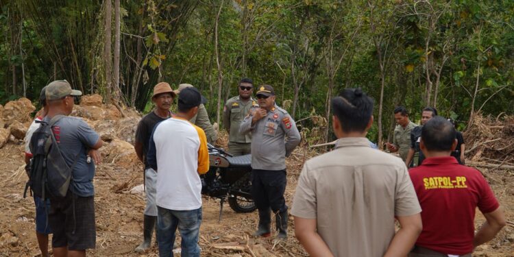Respon Aduan Masyarakat Soal Aktivitas Tambang di Landaso, Pemkab Bolsel Turun Langsung ke Lokasi