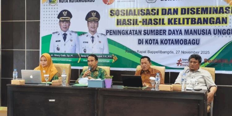 Pemkot Kotamobagu Gelar Sosialisai dan Diseminasi Hasil Kelitnangan