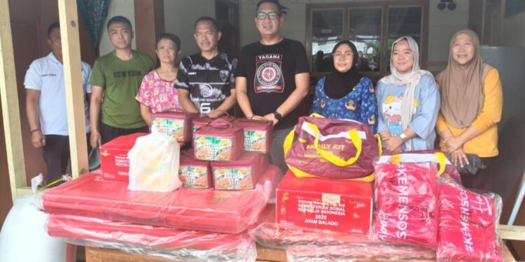 Pemkot Kotamobagu Salurkan Bantuan Kepada Korban Kebakaran di Kelurahan Kotobangon