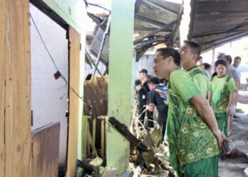 Walikota dan Wakil Walikota Kotamobagu Kunjungi Lokasi Musibah Kebakaran di Kelurahan Tumubui
