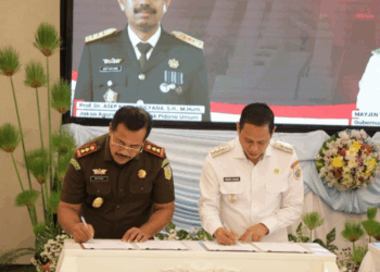 Wali Kota dan Kajari Kotamobagu Teken PKS