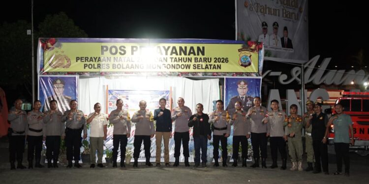 Malam Pergantian Tahun, Bupati Iskandar dan Kapolres Bolsel Pastikan Keamanan Wilayah Tetap Terjaga